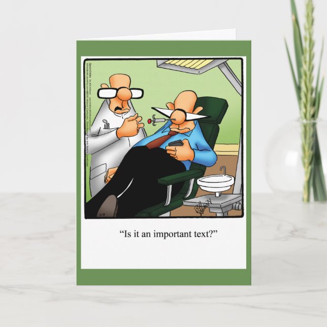 Funny Keeping In Touch Greeting Card (Front)