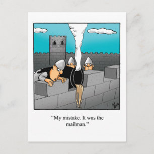 Funny Keeping In Touch Humour Postcard