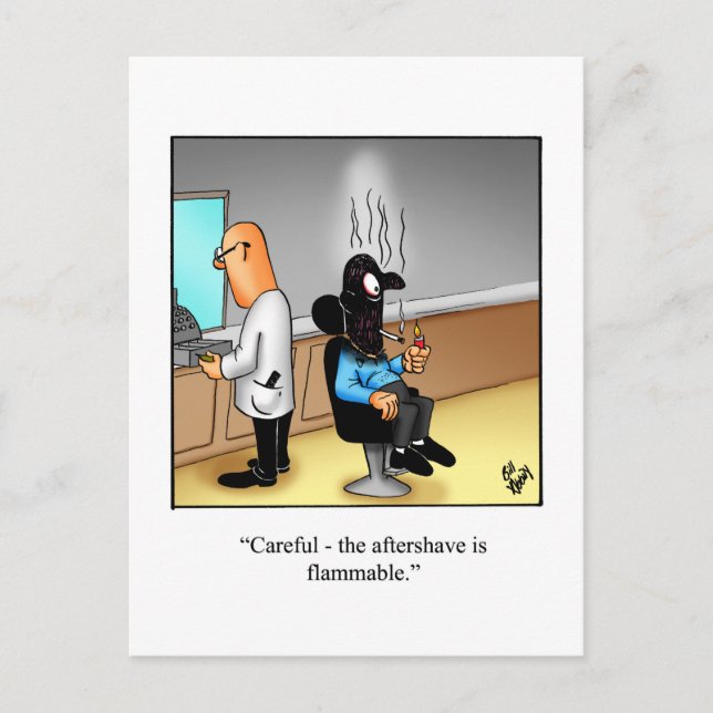 Funny Keeping In Touch Humour Postcard (Front)