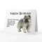 Funny Keeshond Puppy Birthday Card
