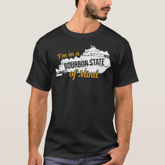 Funny Kentucky Bourbon State of Mind Derby T-Shirt