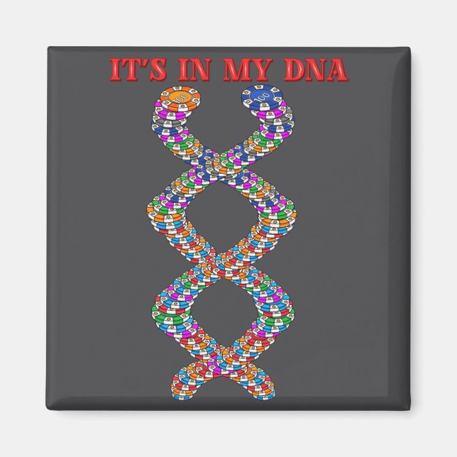 Funny Ker Player Texas Holdem Casino Ker  Magnet (Front)