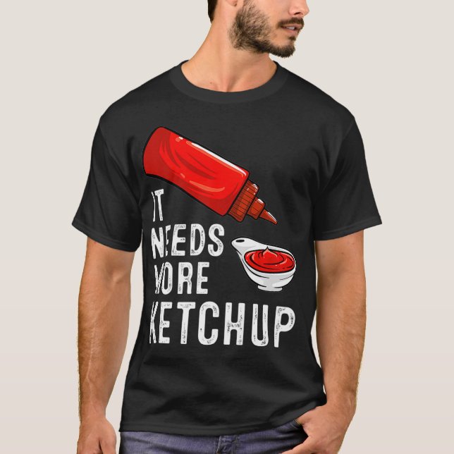 Funny Ketchup Lover Gift Men Women Kids Tomato T-Shirt (Front)
