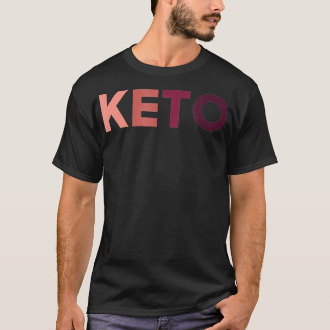 Funny Keto Diet Test Strips Coloured T  T-Shirt (Front)