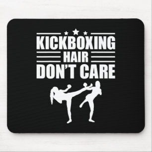 Funny Kickboxing Art For Men Women Kickboxer Conta Mouse Mat
