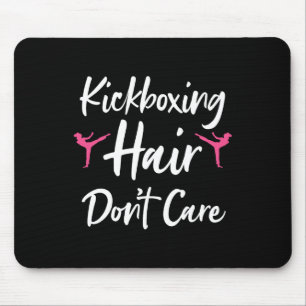 Funny Kickboxing Art For Men Women Kickboxer Conta Mouse Mat
