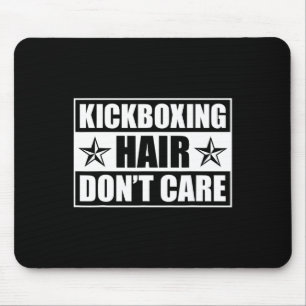 Funny Kickboxing Art For Men Women Kickboxer Conta Mouse Mat