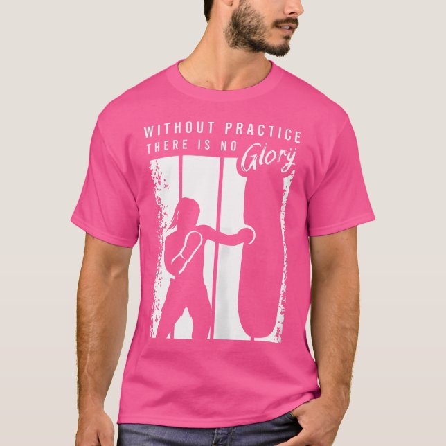 Funny Kickboxing For A Kickboxer T-Shirt (Front)