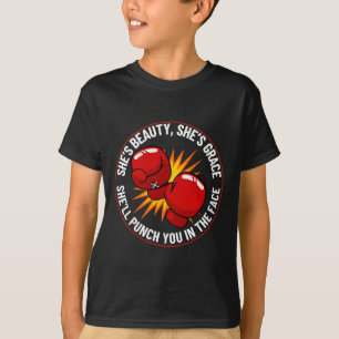 Funny Kickboxing For Men Women Kickboxer Workout E T-Shirt