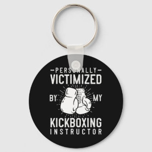 Funny Kickboxing Gift For Kickboxer Workout Cl Box Key Ring