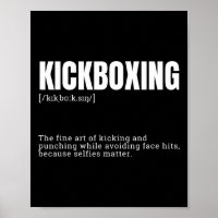 Funny Kickboxing Hobby Quote Definition
