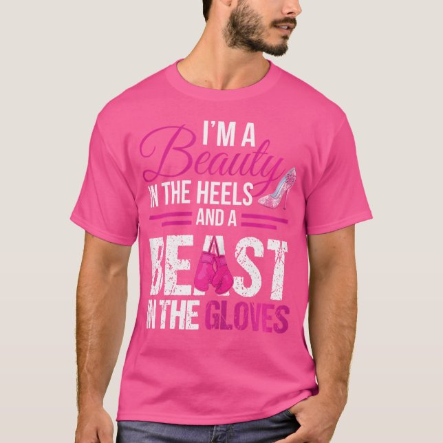 Funny Kickboxing Kickboxer Kickbox T-Shirt (Front)