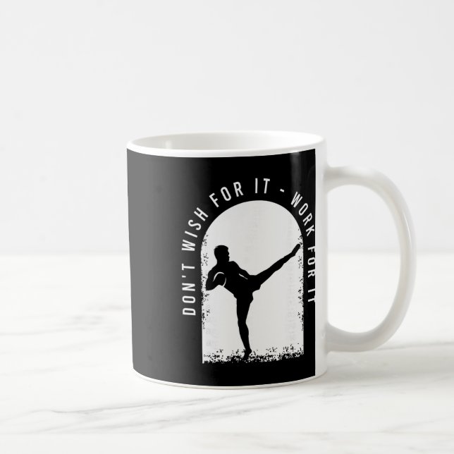 Funny Kickboxing Outfit For A Kickboxer  Coffee Mug (Right)