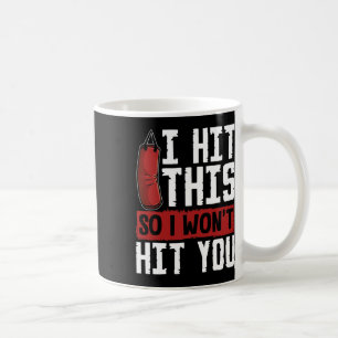 Funny Kickboxing Shirt I Martial Arts Punching G  Coffee Mug