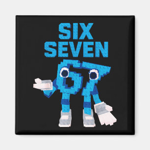 Funny Kid Meme Six Seven 6 7 Italian Brainrot Bruh Magnet