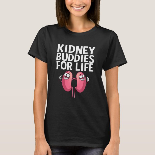 Funny Kidney Transplant Art Men Women Kidney Surge T-Shirt (Front)