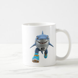 Funny Kids 67 Meme Tralalero Tralala Runner Italia Coffee Mug