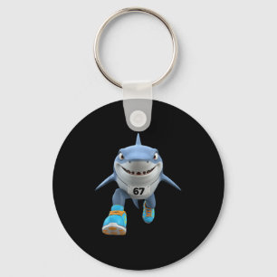 Funny Kids 67 Meme Tralalero Tralala Runner Italia Key Ring