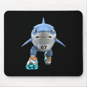 Funny Kids 67 Meme Tralalero Tralala Runner Italia Mouse Mat
