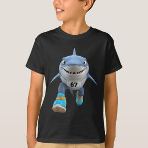 Funny Kids 67 Meme Tralalero Tralala Runner Italia T-Shirt