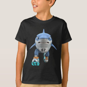 Funny Kids 67 Meme Tralalero Tralala Runner Italia T-Shirt