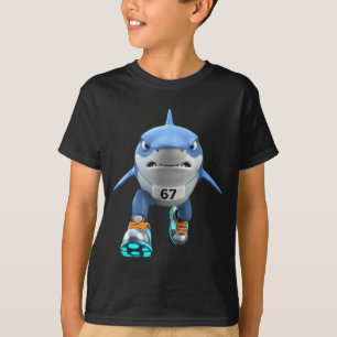 Funny Kids 67 Meme Tralalero Tralala Runner Italia T-Shirt