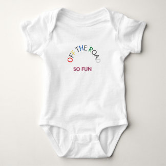 Funny Kids Baby White Bodysuit