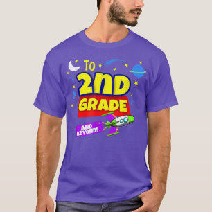 Funny Kids Boys Girl To Infinity And Beyond Back T T-Shirt
