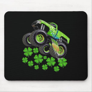 Funny Kids Boys St Patricks Day Toddler Lucky Mons Mouse Mat