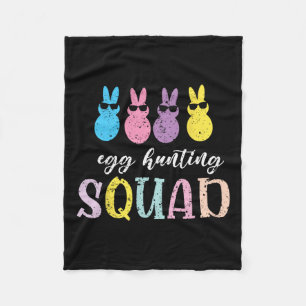 Funny Kids Byby Egg Hunting Squad Fleece Blanket