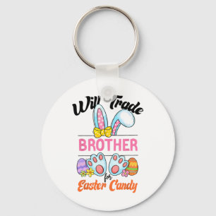 Funny Kids Eggs Will Trade Brother For Easter Cand Key Ring