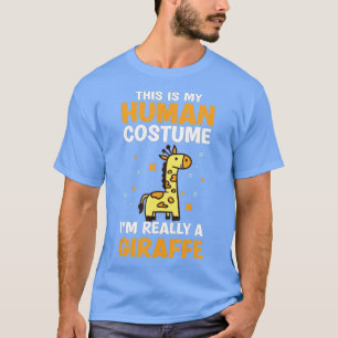 Funny Kids This Is My Human Costume IM Really A Gi T-Shirt