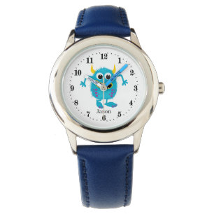 funny kids unisex monster watch