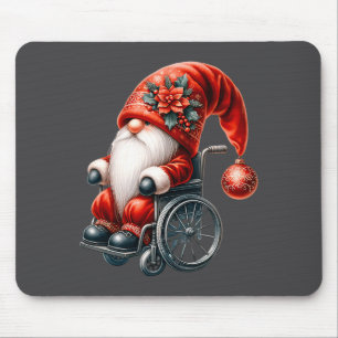 Funny Kids Wheelchair Santa Graphic For Men Christ Mouse Mat
