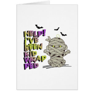 Funny Kidwrapped Mummy Baby Green ID683