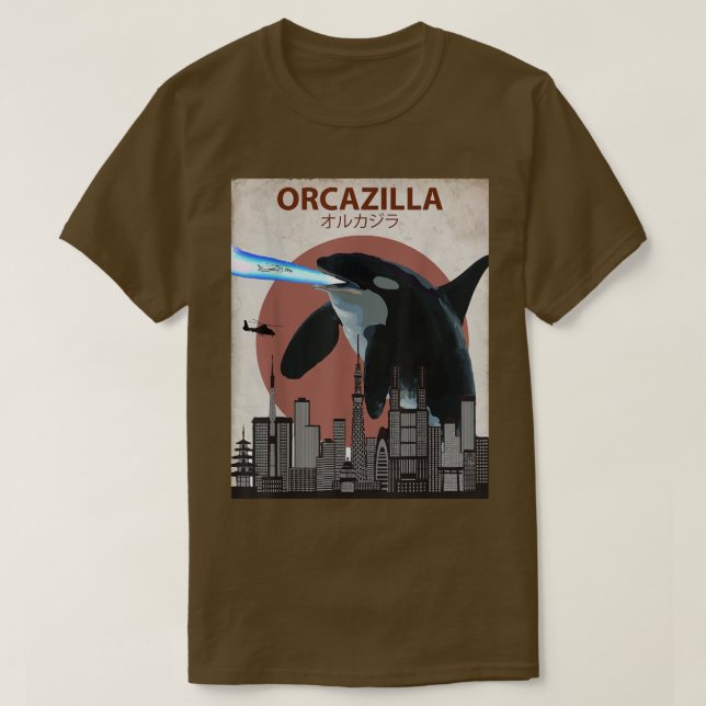 Funny Killer Whale Orca Lovers Gift  T-Shirt (Design Front)