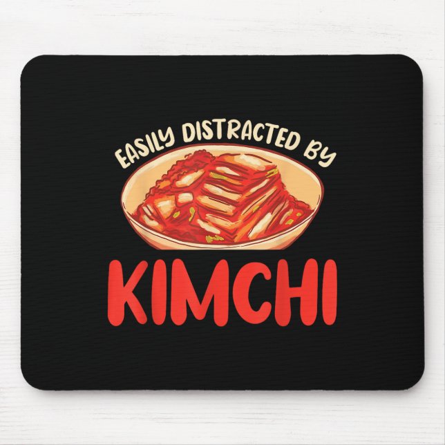 Funny Kimchi Saying Korean Bbq Lovers  Mouse Mat (Front)