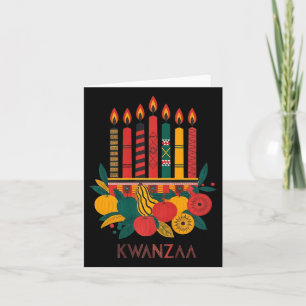 Funny Kinara Seven Candles Kwanzaa Celebration 1 Card