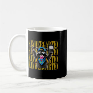 Funny Kindergarten Fvibesl Racoon Back To School Coffee Mug
