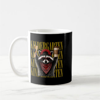 Funny Kindergarten Teacher Fvibesl Racoon Back To Coffee Mug