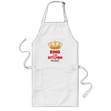 Funny King in the Kitchen with Crown Custom Name 1