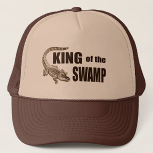 Funny King of the Swamp - Gator Hunter Hat