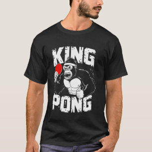 Funny King Pong - Vintage Ping Pong Table Tennis P T-Shirt