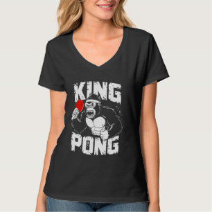 Funny King Pong - Vintage Ping Pong Table Tennis P T-Shirt