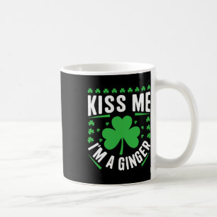 Funny Kiss Me I'm A Ginger Irish Family St Patrick Coffee Mug