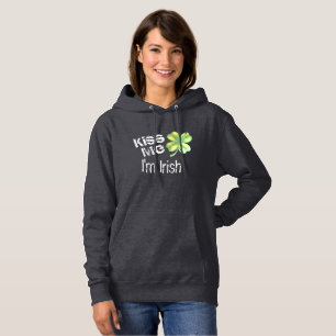 Funny Kiss Me I'm Irish St. Patrick's Day Women's  Hoodie