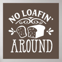 funny kitchen loaf bread word art