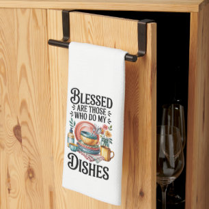 Funny Kitchen Series Design #10 Tea Towel