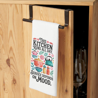 Funny Kitchen Series Design #6 Tea Towel