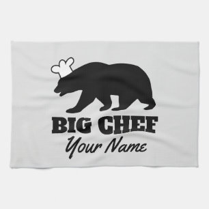Funny kitchen towel gift for BBQ chef or cook